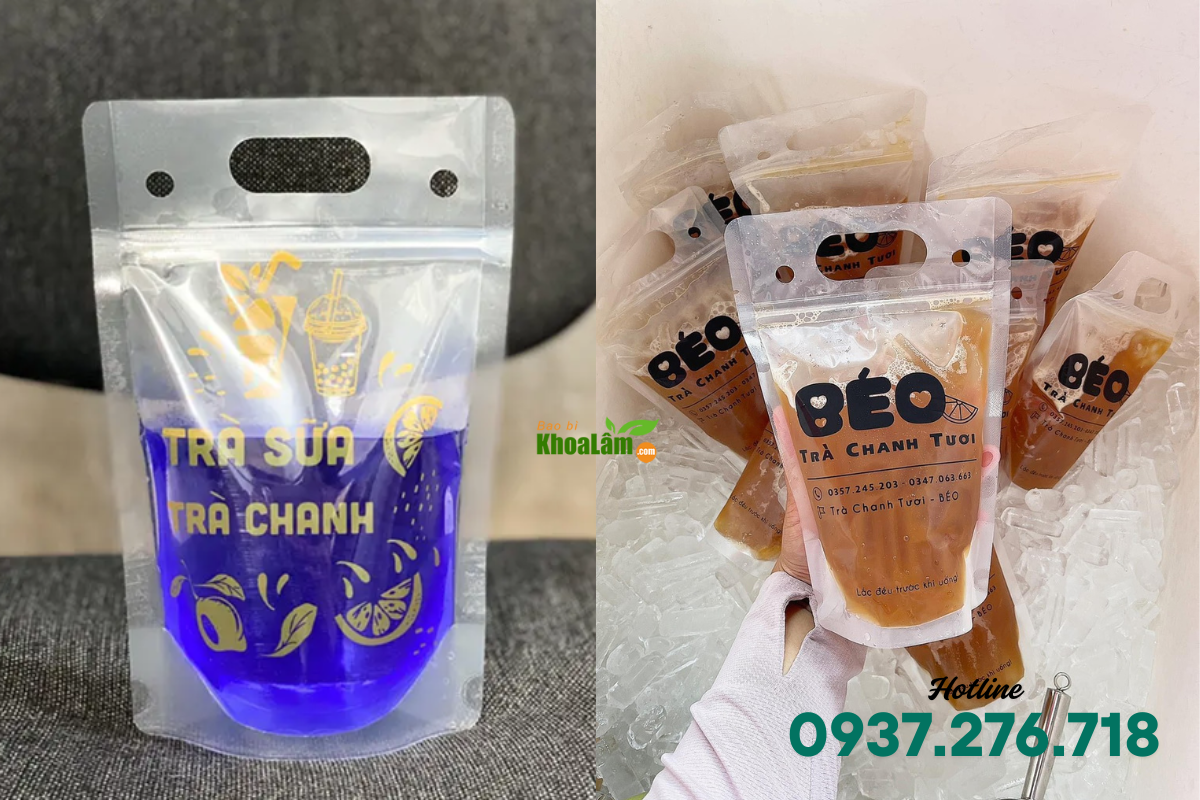 Túi zip trà chanh